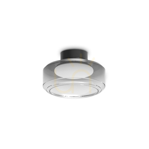 Jelölje be Plafon Ideallux TOPICO 333007 LED 12W fekete D25 cm
