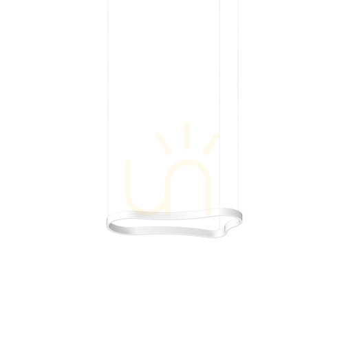 Jelölje be Függőlámpa Ideallux Waves fehér LED 37W 94,2 cm 345239