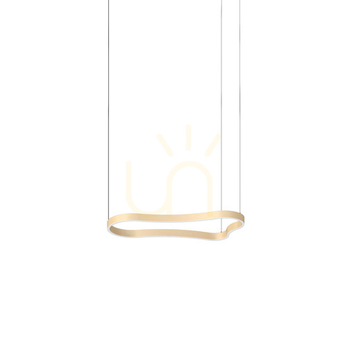 Jelölje be Függőlámpa Ideallux WAVES arany LED 37W 94,2 cm 345222