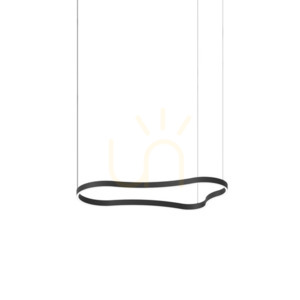 Függőlámpa Ideallux Waves-2 SP Nero fekete LED 45W 345246 small 0