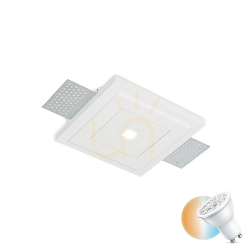 Jelölje be Süllyesztett lámpatest Ideallux ZEPHYR 331225 fehér gipsz LED 12W D14