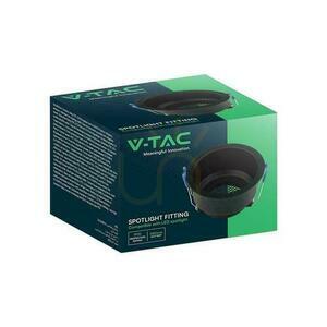 V-TAC GU10 Hoyne fésű alumínium kerek háló fekete VT-9001RD small 3