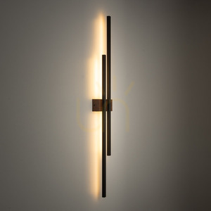 Flash Wood Walnut 2 Led fali lámpa small 2