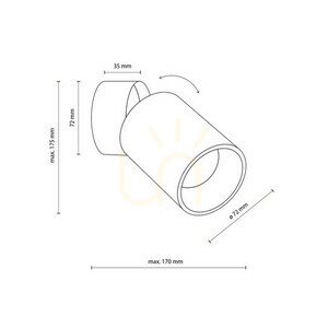 Top Downlight fehér Gu 10 small 5