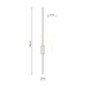 Flash Wood fenyő fali lámpa 1 Led L small 4