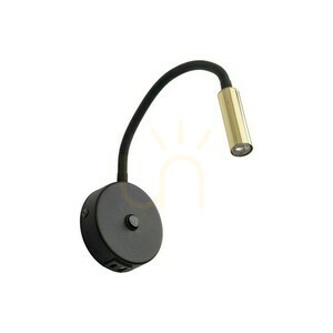 Lagos Fekete/arany fali lámpa 1 Usb small 3