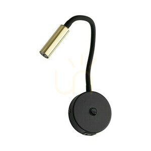 Lagos Fekete/arany fali lámpa 1 Usb small 8