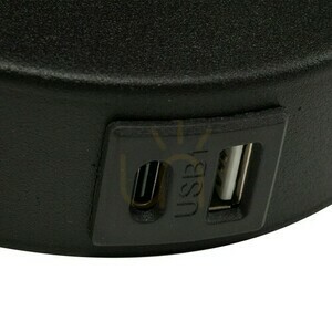Maja Fekete fali lámpa 2 E27+ G9 + Usb small 4