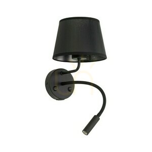 Maja Fekete fali lámpa 2 E27+ G9 + Usb small 0