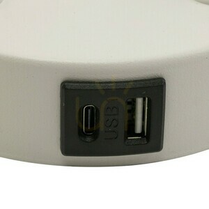 Maja fehér fali lámpa 2 E27 + G9 + Usb small 4