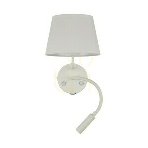 Maja fehér fali lámpa 2 E27 + G9 + Usb small 9