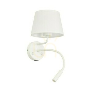 Maja fehér fali lámpa 2 E27 + G9 + Usb small 0