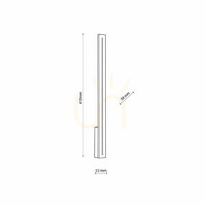 Linea S Led fali lámpa ip 65 small 5