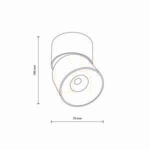 Szikra fekete Cct 10 W small 8