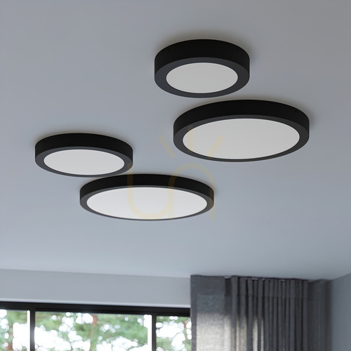 Jelölje be Mennyezeti lámpa ONYX 30 fekete LED 3000K Sollux