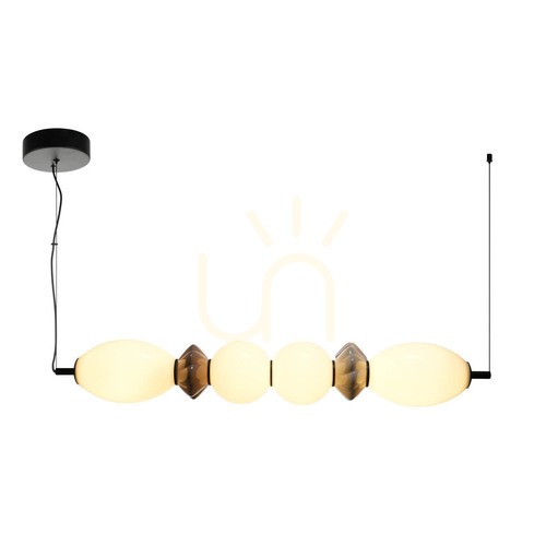 Jelölje be Italux fekete LED függőlámpa 23W 3000K PND-94921-4A-BK