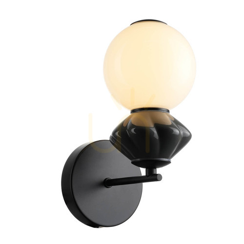 Jelölje be Italux LED fali lámpa fekete üveg kerámia 5W 3000K IP20 WL-94921-1B-BK