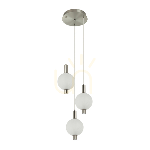 Jelölje be Italux LED függőlámpa fehér 35 cm 18W 3000K PND-83631-3-SC-WH