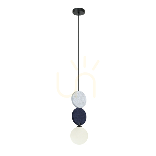 Jelölje be Italux fekete G9 LED függőlámpa 12 cm PND-59779B-1S-MLTI