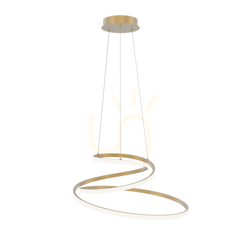 Jelölje be Italux LED függőlámpa aranysárga 60 cm PND-2168-M-GD