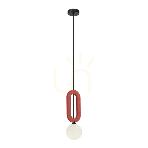 Jelölje be Függőlámpa Italux Masso G9 piros-fehér 12 cm PND-59839-1-RED