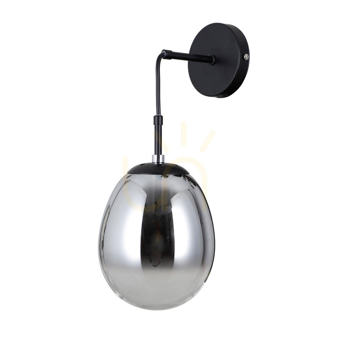 Jelölje be Italux fekete smoky E14 LED fali lámpa WL-40825-1-BK Italux fekete smoky E14 LED fali lámpa WL-40825-1-BK