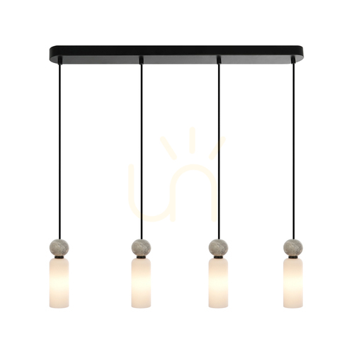 Jelölje be Italux Santos fekete G9 LED függőlámpa PND-95331-4-BK