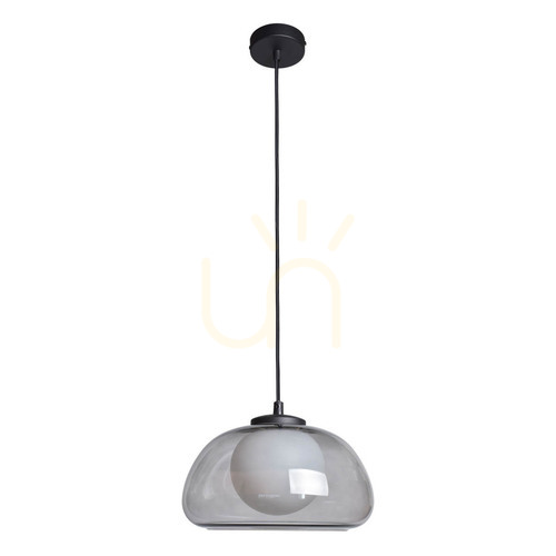 Jelölje be Italux függőlámpa fekete füstölt üveg G9 PND-54637-1-BK-SG