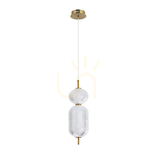 Jelölje be Italux Corado LED függőlámpa aranysárga 15 cm PND-81438-1C-GD
