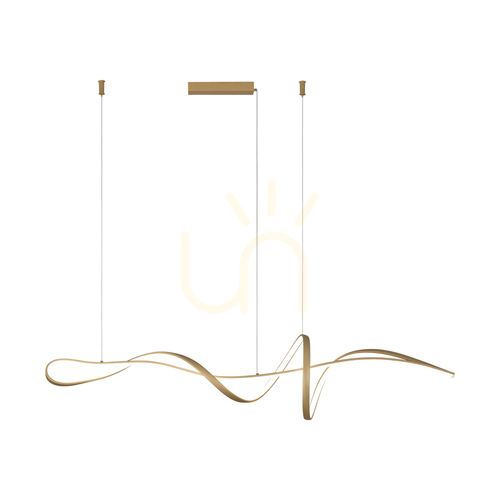 Jelölje be Italux LED függőlámpa aranysárga 40W 120 cm PND-23523-GD