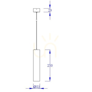 Mantra BOLONIA 8356 LED függőlámpa, fekete, 7 W CCT small 4