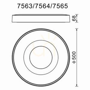 Mantra COIN 7564 mennyezeti lámpa small 3
