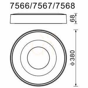 Mantra COIN mennyezeti lámpa 7567 small 2