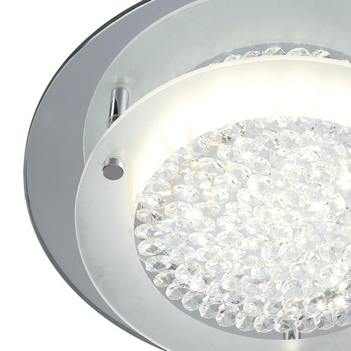 Jelölje be Mantra CRYSTAL LED 5090 LED mennyezeti lámpa, króm, 28 cm, 12 W, 4000 K