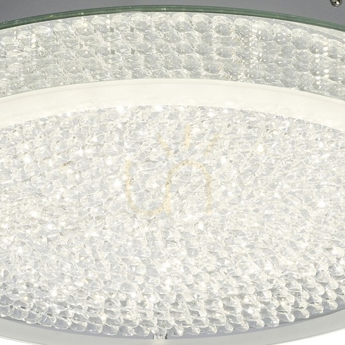 Jelölje be Mennyezeti lámpa Mantra CRYSTAL LED 24W 4000K 2400lm 45 cm tükör üveg króm 5092