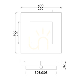Mantra Dalia 8145 fekete-arany LED falilámpa 40 cm 40 W 3000 K small 8