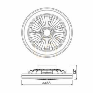 Mantra GAMER 8291 mennyezeti ventilátor Mantra GAMER csillár Mantra GAMER csillár small 3