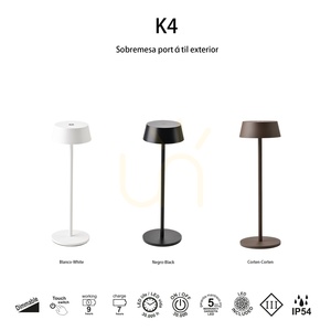 Mantra K4 7987 akkumulátoros asztali lámpa Corten LED 3000 K small 3