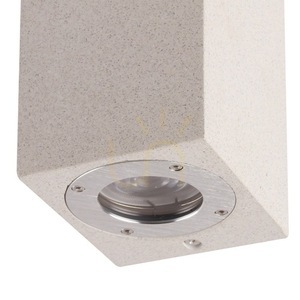 Mantra LEVI 7182 kültéri fali lámpa beton fehér 2xGU10 IP65 fel-le 18 cm small 1