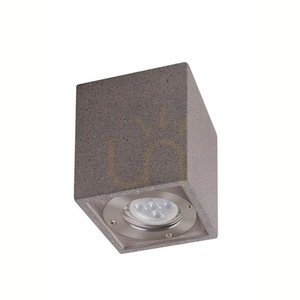 Kültéri mennyezeti lámpatest Mantra LEVI 7187 beton 9x9x13 cm, 1xGU10, IP65, sötétszürke small 0