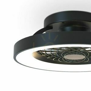 Mantra TIBET MINI 7805 fekete LED mennyezeti lámpa ventilátorral, 53 cm small 1