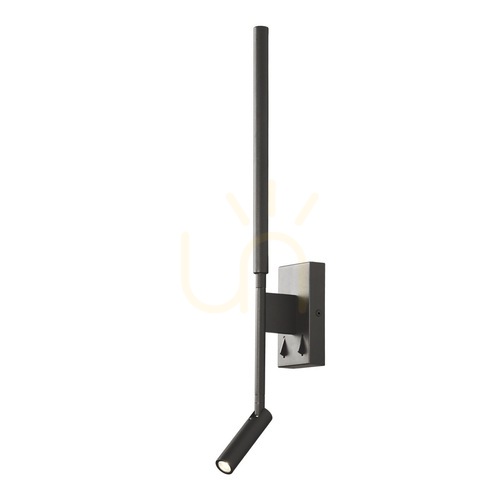 Jelölje be Fali lámpa Mantra TORCH 6703 matt fekete alumínium IP20 6+3W 3000K