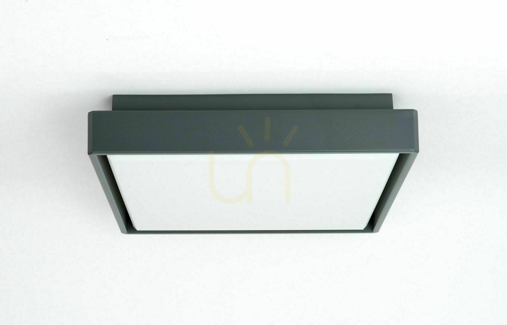 Kilátás Kültéri mennyezeti lámpa SU-MA BENI BN-KW285XL sötét hamu 28,5x28,5 cm Kültéri mennyezeti lámpa SU-MA BENI BN-KW285XL sötét hamu 28,5x28,5 cm