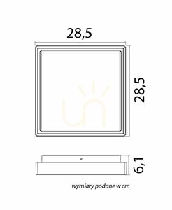Kültéri mennyezeti lámpa SU-MA BENI BN-KW285XL sötét hamu 28,5x28,5 cm 3 Kültéri mennyezeti lámpa SU-MA BENI BN-KW285XL sötét hamu 28,5x28,5 cm small 3