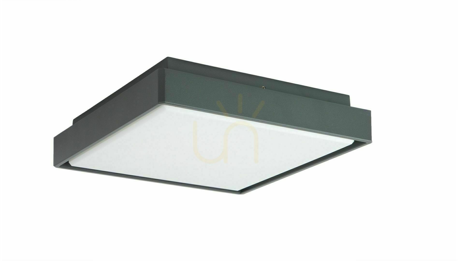 Jelölje be Kültéri mennyezeti lámpa SU-MA BENI BN-KW285XL sötét hamu 28,5x28,5 cm Kültéri mennyezeti lámpa SU-MA BENI BN-KW285XL sötét hamu 28,5x28,5 cm