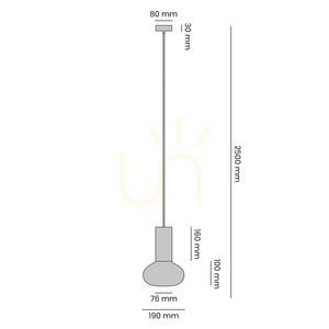 Aldex Flo Moss S opálüveg függőlámpa, 19 cm, 7000G26_S small 2