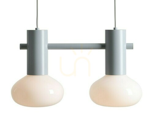 Jelölje be Függőlámpa Aldex Flo 2 szürke opálüveg 2x10W 7000H22_S