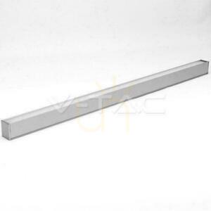 V-TAC LED lineáris SAMSUNG CHIP 40W Felszíni/felfüggesztett csatlakoztatáshoz Ezüst 0-10V 120cm VT-7-43 4000K 3590lm VT-7-43 4000K 3590lm small 5