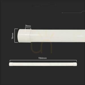 V-TAC 40W LED-es felszíni lineáris lámpatest SAMSUNG CHIP 120cm 120Lm/W CCT színváltoztatás VT-8340CCT 3000K-6500K 4800lm small 5