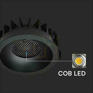 V-TAC VT-17012 süllyesztett LED downlight, fekete, 12 W, CCT 3000/4000/6400 K, 1180 lm small 6